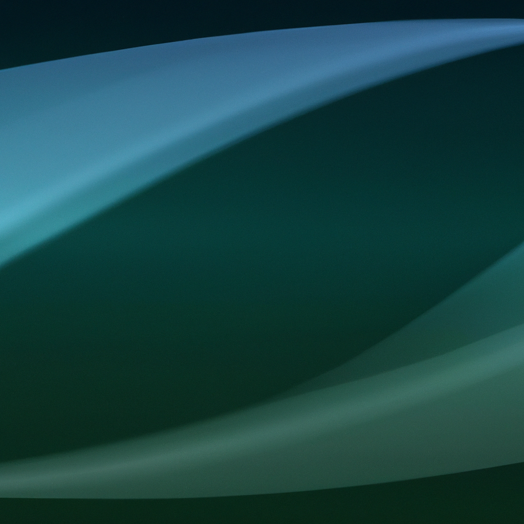 Abstract gradient teal waves background